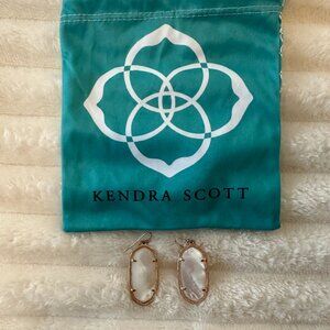 Kendra Scott Mother of Pearl Dani Earrings (rose gold)